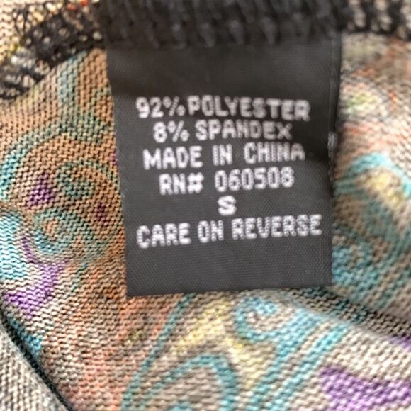 ANGIE  Multi Color Soft Dress. Size S - Picture 7 of 9